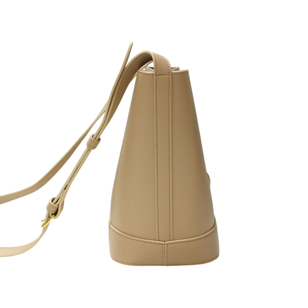 Celine Bucket Cuir Triomphe Beige Tan Calfskin Leather Shoulder Bag - Picture 4 of 7